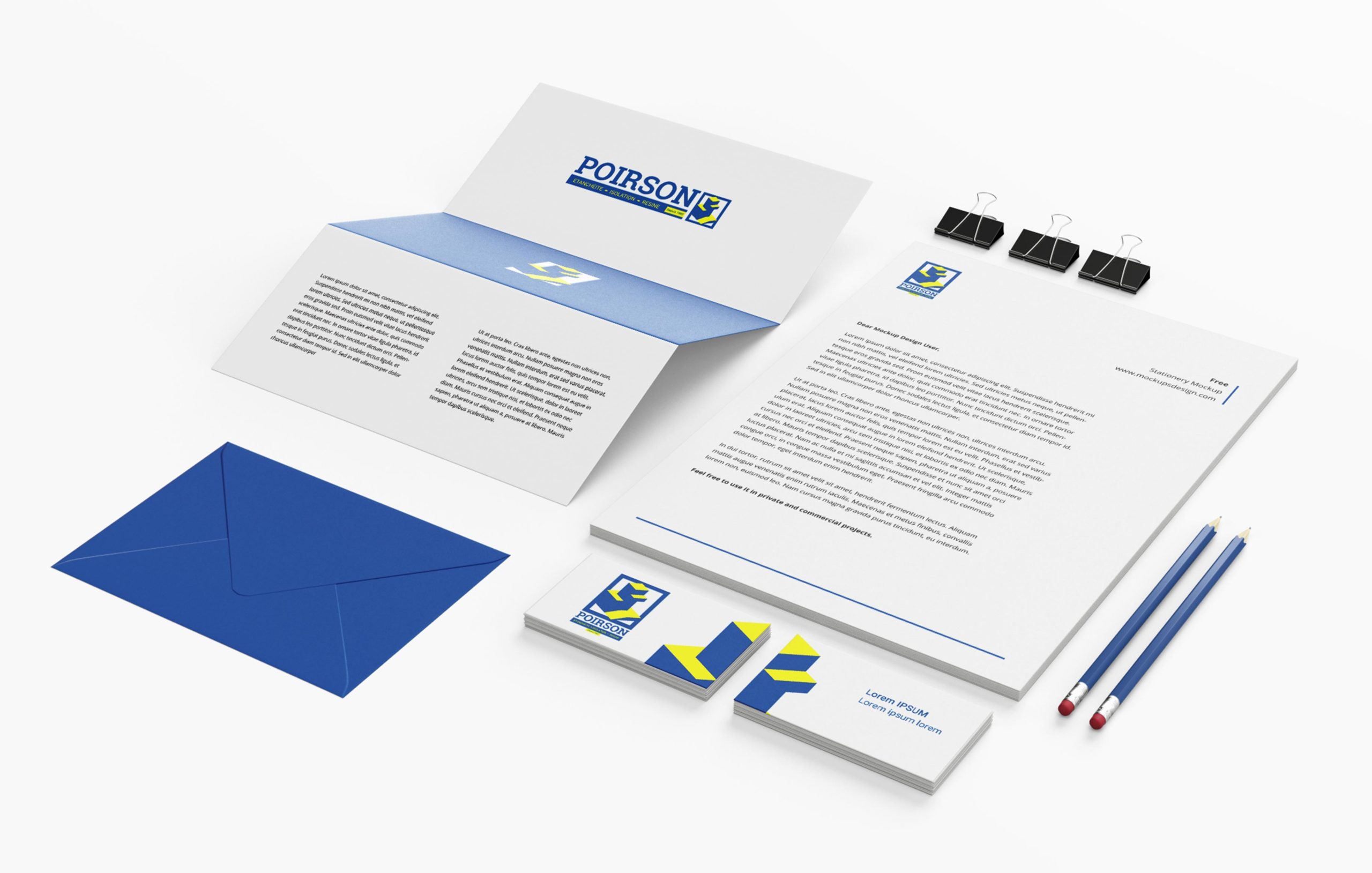 Logo POIRSON charte graphique